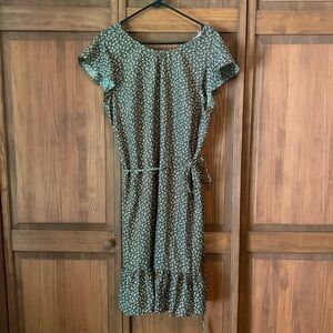 Boden short sleeve lightweight midi dress